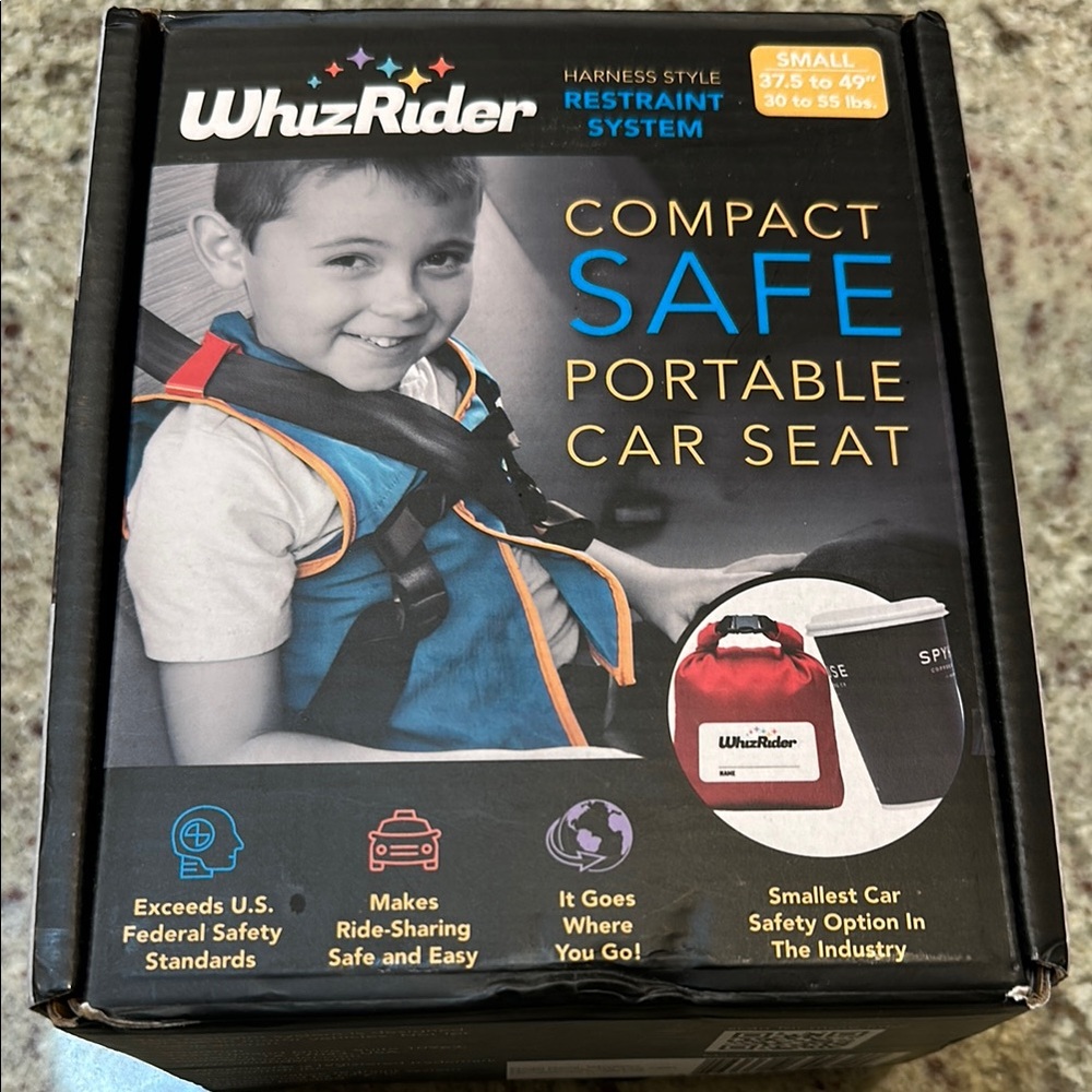 WhizRider Portable Car Seat - size small